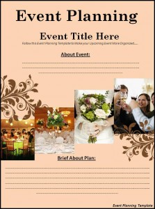 Event Plan Template