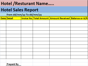 hotel-sales-report