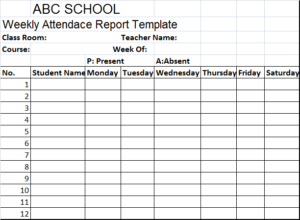weekly-attendace-report