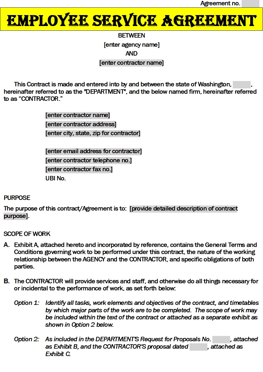 Employment Agreement Template