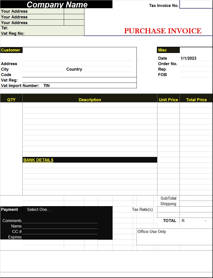 Invoice Templates