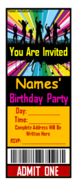 Ticket Invitation Template