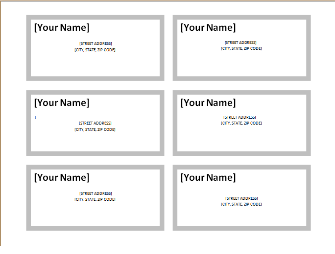 Label Address Template from www.excelwordtemplate.com