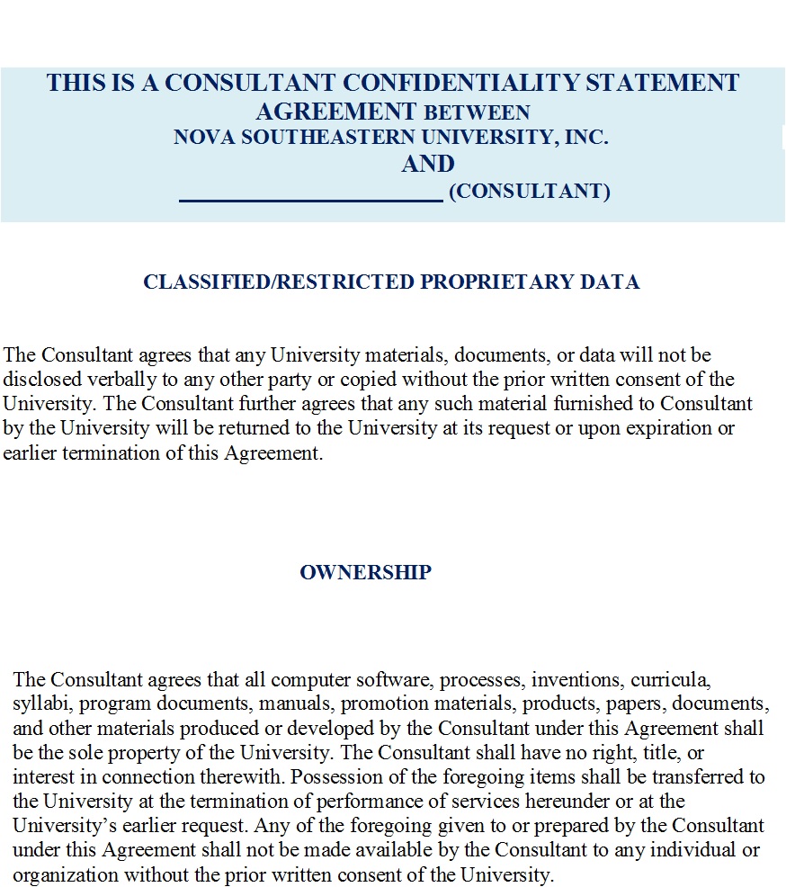 Best 4 Confidentiality Agreement Templates