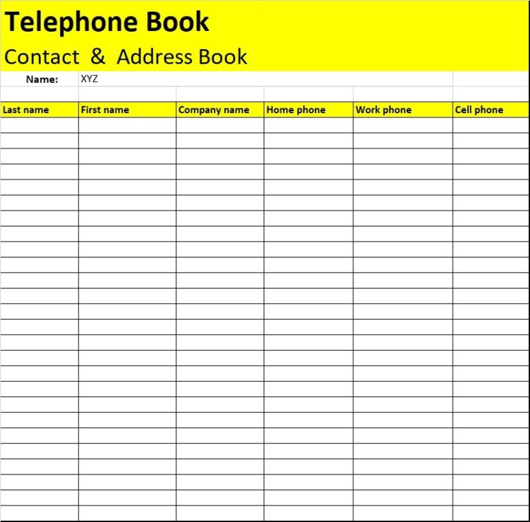 phone-list-template-excel-word-template