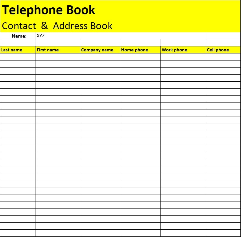 phone-list-template-excel-word-template