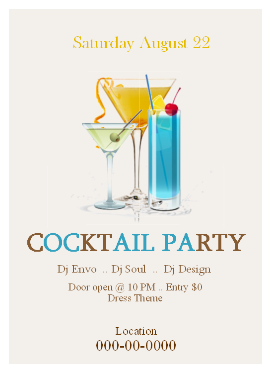 Free Party Invitation Templates