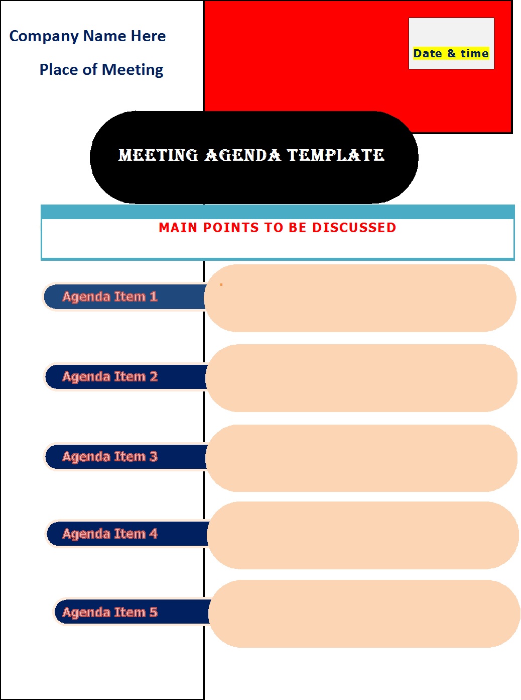 Meeting Agenda Format