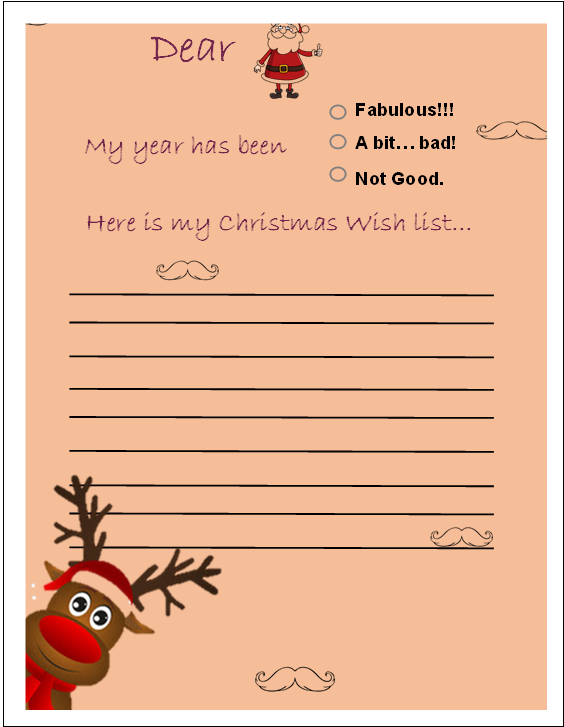 Santa’s List Template