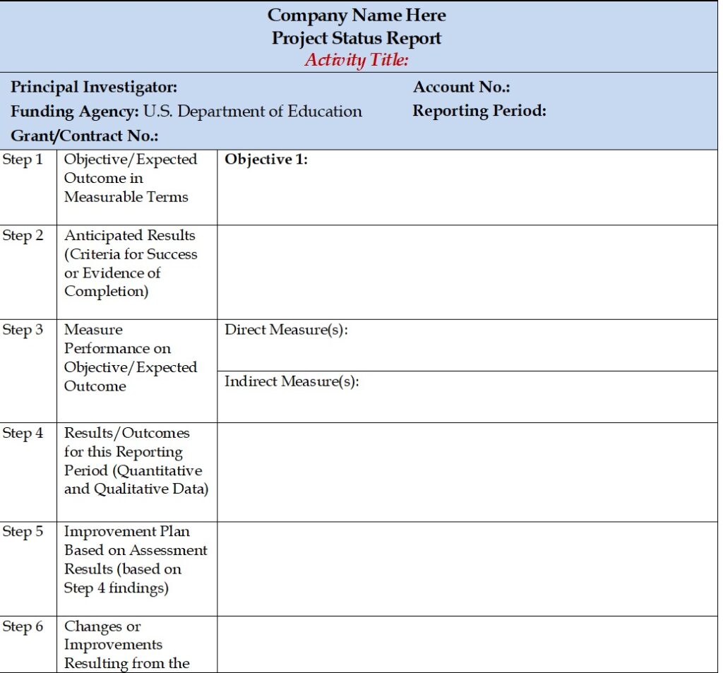 Project Report Template 