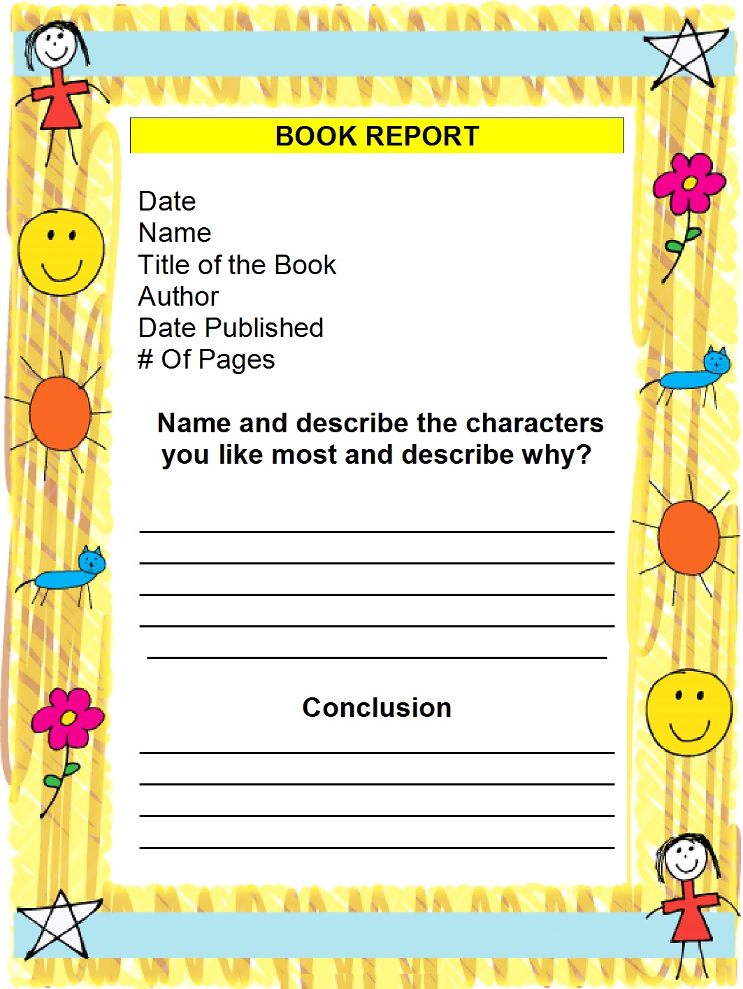 Book Report Templates