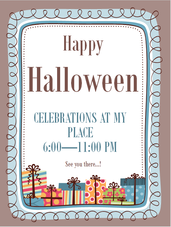 Halloween Poster Templates