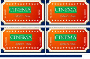 Movies Ticket Templates - Excel Word Template