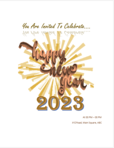 New Year Party Templates Excel Word Template New Year Party Templates Excel Word Template