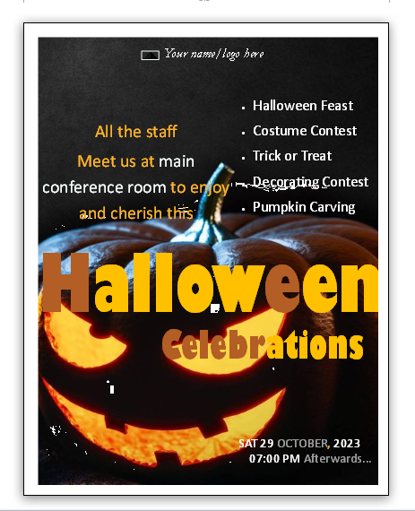 Halloween Poster Templates